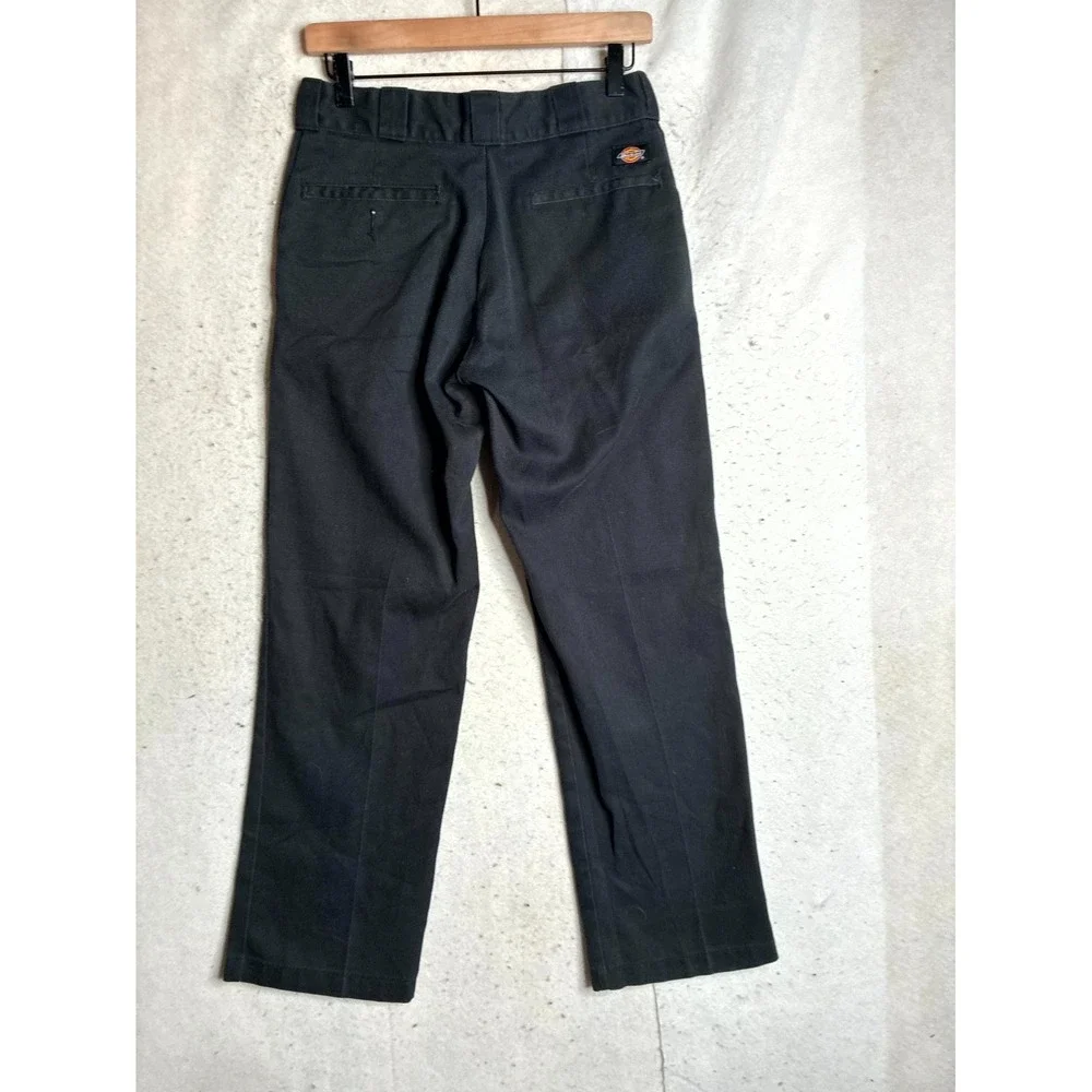 Dickies Flex Pants Men's 30x30 Black Original Fit Slash Pockets Comfort Mid Rise